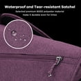 thumbnail image 6 of OIWAS 15.6 inch Laptop Messenger Satchel for Men Women, Large Casual Briefcase with Adjustable Strap, Purple, 6 of 8