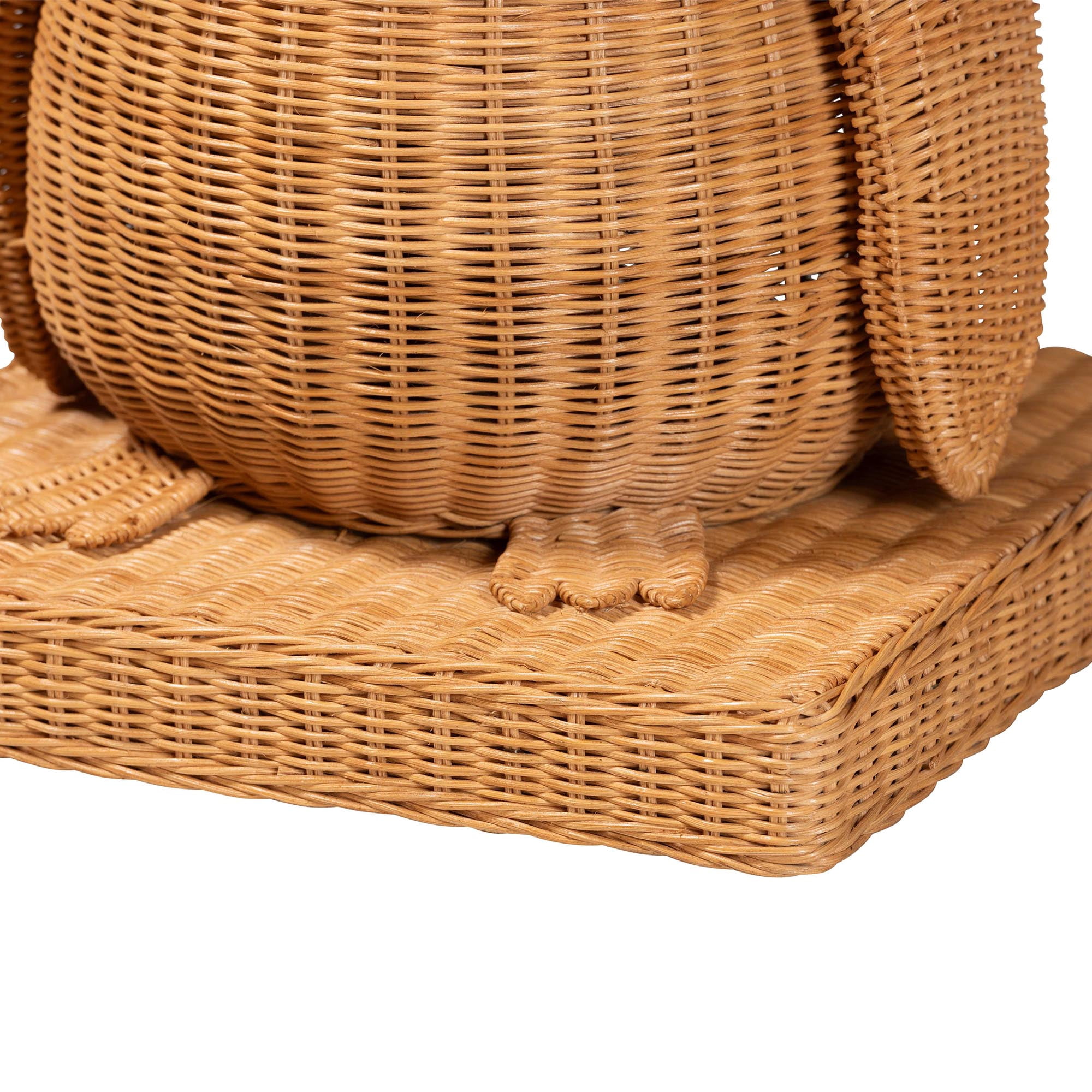 bali & pari Pembroke Boho End Table, Light Honey