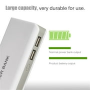 13000mah Power Bank Case Portable Mobile Phone with Two USB Interface Charging Bank