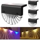 thumbnail image 1 of Outdoor Solar Lamp, IP65 LED, 7 Lighting Modes, Warm White/Color, for Garden, Fence, Yard, Garage (Set of 4), 1 of 5