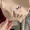 thumbnail image 4 of 5-6T Toddler Boys Jogger Pants Cotton Fall Winter Sweatpants Cartoon Cute Casual Elastic Lounging Trousers With Pocket 12M to 12T Little Boys Pants,Coffee, 4 of 5