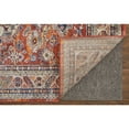 thumbnail image 3 of Feizy Bellini Transitional Medallion, Red/Orange/Ivory, 5'3" x 7'6" Area Rug Easy Care Stain Resistant Fade Resistant Casual Distressed Floor Rug for Living room Bedroom, 3 of 9