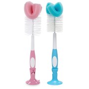 Dr. Brown's Baby Bottle Brush, Pink/Blue, 2 Pack