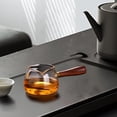 thumbnail image 1 of Tetera de vidrio perfecl con mango lateral resistente al calor Estilo B, 1 of 8
