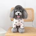 thumbnail image 4 of tasrioml Dog Clothes for Small Medium Dogs Cats Summer Fall Heart Print Puppy Shirt Stretchable Long Sleeve Pet Outfits for Chihuahua Schnauzer, 4 of 8
