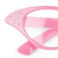 thumbnail image 2 of Hip Hop 50's Shop 1950s Cat-Eye Glasses for Kids, Plastic Costume Glasses with Rhinestones (Child Hot Pink), 2 of 6