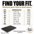 thumbnail image 4 of Magic Carpet™ Absorbent Dog Bowl & Crate Mat, X-Large, 1-Pack, 25" x 38.75" | Soaks Up Spills & Slobber, Washable, Low-Profile, Made in USA, 4 of 10