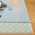 thumbnail image 3 of SAFAVIEH Carousel Kids Taneka Animals at Play Area Rug, Blue, 6'7" x 9', 3 of 7