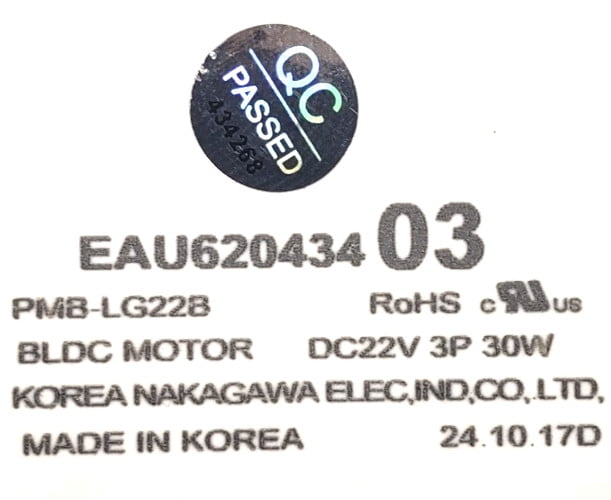 Open Box New OEM Replacement for LG Washer Drain Pump Motor EAU62043403
