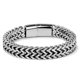 thumbnail image 1 of Men's Bracelet, Titanium Steel Double Row Editable Magnet Clasp Bracelet, 1 of 3