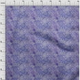 thumbnail image 4 of oneOone Cotton Cambric Medium Purple Fabric Asian Mosaic Floral Fabric For Sewing Printed Craft Fabric By The Yard 56 Inch Wide, 4 of 4