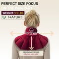 Microwavable Heating Pad Wrap for Neck and Shoulders to Relieve Pain