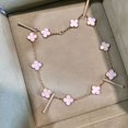 thumbnail image 1 of Collier Trèfle Rose V - an C - leef & A - rpels, 1 of 2