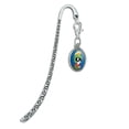 thumbnail image 1 of Looney Tunes Marvin The Martian Metal Bookmark Page Marker with Oval Charm, 1 of 5