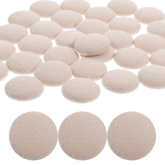 OFFIGAM Beige Velvet Car Ceiling Fasteners 30Pcs Headliner Clips for Interior Repair
