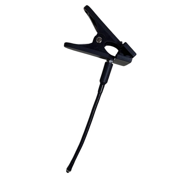 Soporte de micrófono de cuello de cisne Abrazadera de micrófono de batería con clips de micrófono Fácil de instalar para bombo Clips de soporte