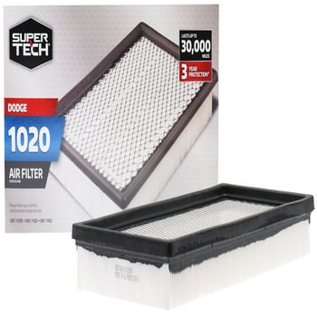 SuperTech 1020 Engine Air Filter, Replacement Filter for Chrysler or Dodge