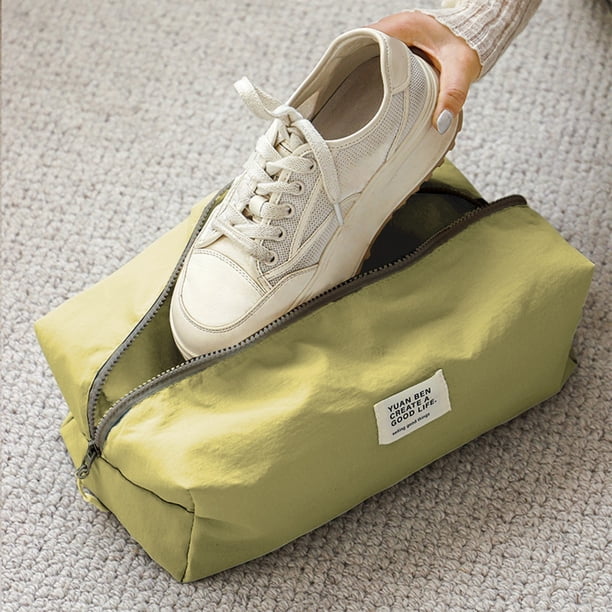 Hanging Shoe Storage Bag Waterproof Dustproof Travel Organizer for Boots and Footwear with Zipper 1-Pack