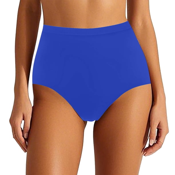 MKLEKYY Traje De Baño Mujer Natacion Women'S High Waisted Swimsuit Bikini Bottoms Tankini Bottoms Swim Shorts
