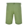 thumbnail image 5 of HCNTES Men's Shorts Cotton Linen Shorts Loose Fit Elastic Loose Fit Drawstring Tapered Casual Pants(Green,S), 5 of 8