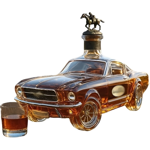 ACDANC Car-Shaped Wine Decanter 300Ml Capacity Glass Liquor Dispenser Automotive-Themed Decanter Collector Gift for Whiskey Bourbon Spirits Aficionados Whiskey Decanter
