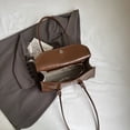 thumbnail image 2 of Bolso Hombro para Mujer Retro Con Asa Superior Cuero Impermeable (marrón), 2 of 6