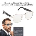 thumbnail image 4 of Lunettes Intelligentes AI, Lunettes de Traduction Multifonctions 5.4 avec Lentille Transparente pour une Communication en Temps Réel, 4 of 7