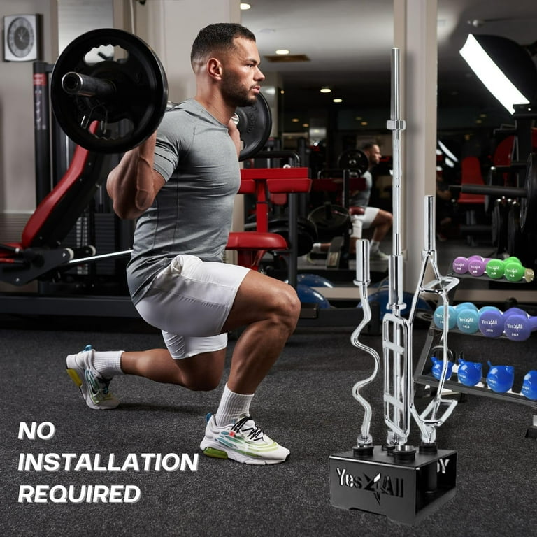 Yes4all barbell holder vertical storage rack for olympic bar hotsell