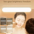 thumbnail image 2 of Lampe de Miroir LED Rechargeable avec Port USB - 3 Modes de Couleur & Luminosité Réglable, Installation Sans Perçage pour Salle de Bain, Cuisine, Chambre - Design Compact 26cm, Batterie Longue Durée 18650, 2 of 6