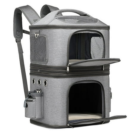 Cat Cat Carrier Detachable Backpack Double Cat Carrier Breathable And Convenient For Travel - And Comfortable Shoulder Protection