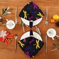thumbnail image 7 of Coolnut Dragonfly Cloth Napkins Set of 6, Reusable Washable Polyester Dinner Table Napkins for Family, Weddings, Parties, Home Decor, 20 x 20 Inch Washcloth Gift, 7 of 7