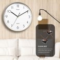thumbnail image 4 of Accesorios para relojes 2 juegos de relojes para el hogar Mecanismo de pared digital Reemplazo Nogal negro, 4 of 6