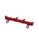 thumbnail image 1 of Metal Rear Bumper With Tow Hook For Mn128 1/10 Rc Car Upgrade Parts Accessories, Red, 1 of 4