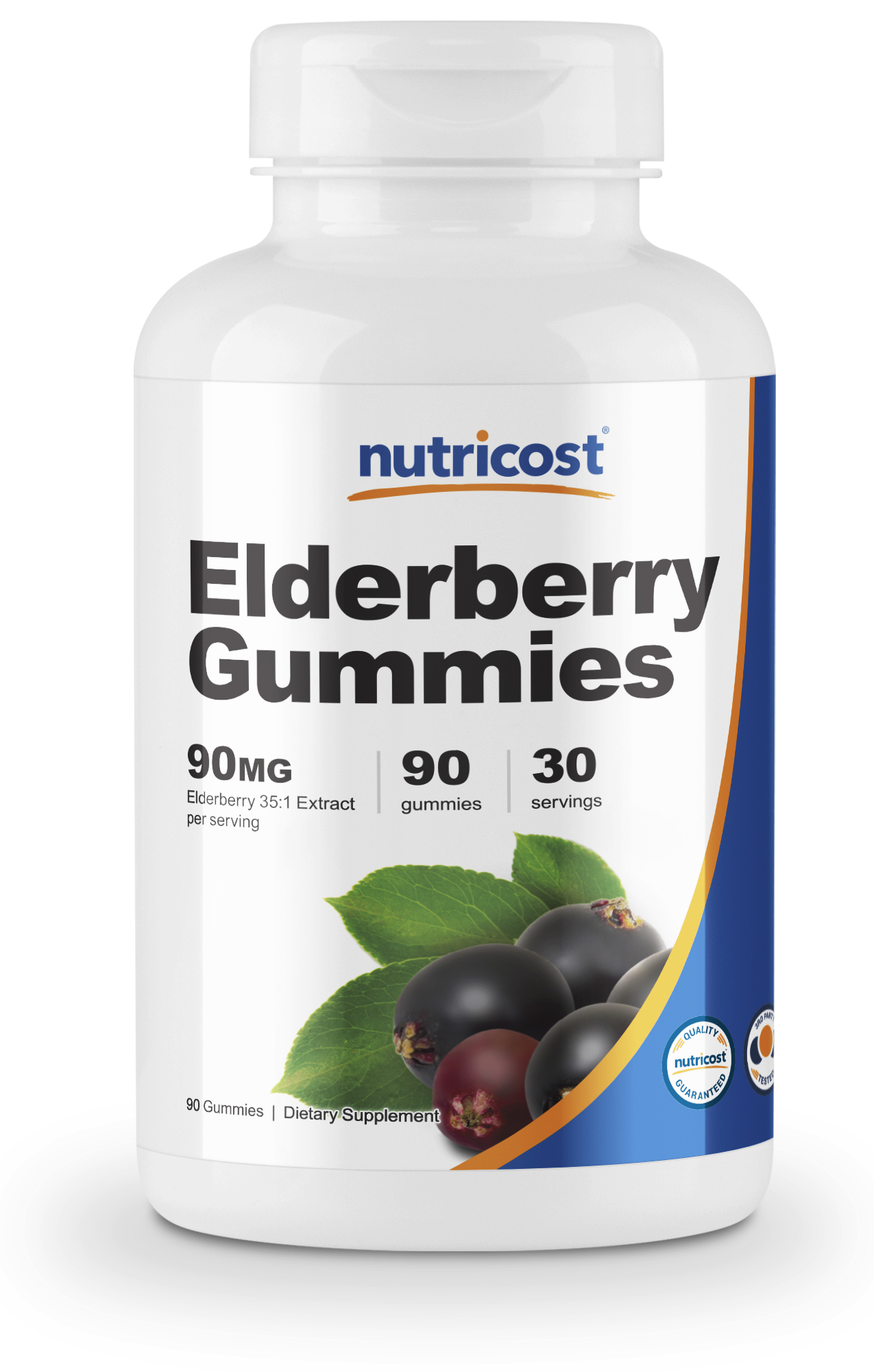 Nutricost Elderberry Gummies (90 Count) Contains Vitamin C and Zinc