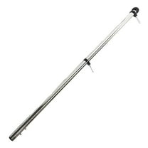 MARINE CITY Flag Stanchion Pole 304 Grade Stainless Steel, 32 Inch, Corrosion-Resistant, Durable, Adjustable for Yachts, Boats, RVs, and Marines Pack of 1