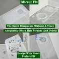 thumbnail image 5 of EMOWRASUL Shower Drain Cover-Tub Stopper Floor Drain Anti-Odor Mat,Hair Catcher Durable Silicone Hair Stopper Shower Drain Covers Floor Drain Mat, Drain Plugs, 5 of 9