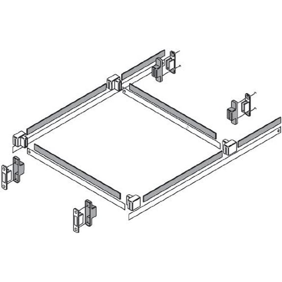 Metabox Metafile Set For 22" Drawer, White