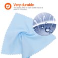 thumbnail image 2 of 100Pcs 10x10cm Microfiber Cleaning Cloths for Eyeglasses Sunglasses Camera Lens Cell Phones Musical Instruments(Blue), 2 of 9