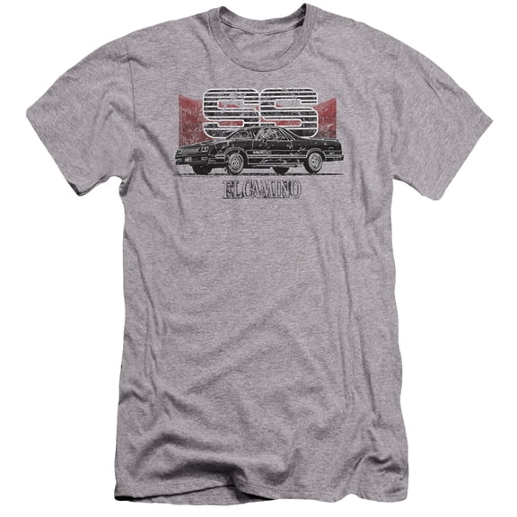 Chevrolet - El Camino Ss Mountains - Premium Slim Fit Short Sleeve Shirt - Medium