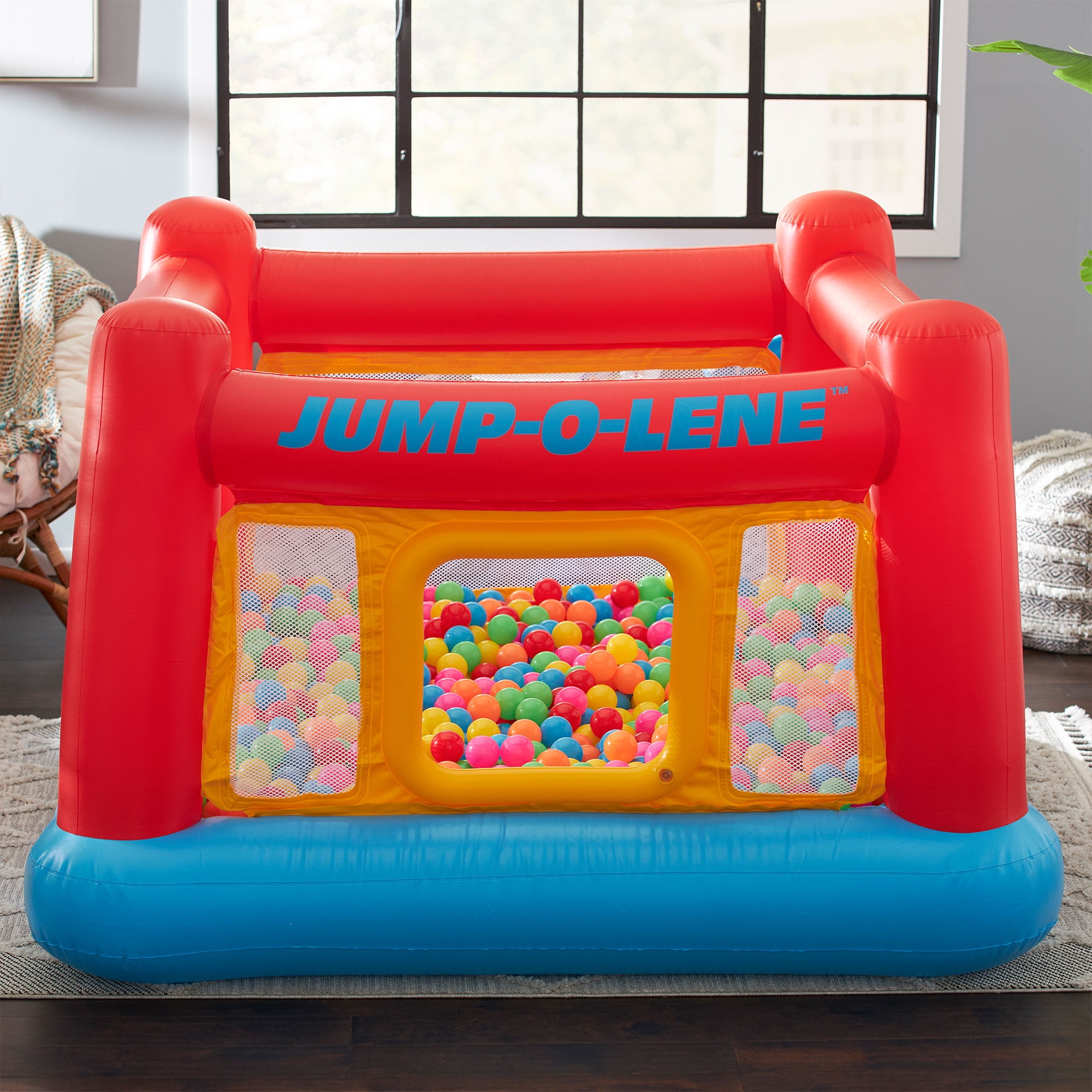 Draaien Snikken favoriete Intex Inflatable Jump-O-Lene Trampoline Bounce House with Electric Air Pump  - Walmart.com