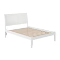 thumbnail image 3 of Portland Full Solid Wood Platform Bed in White, 3 of 6