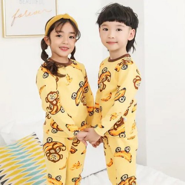 Pijamas de algodón para niños y niñas, ropa de dormir de Navidad, de animales