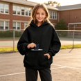 thumbnail image 2 of SJLDQY Girls Hoodies Casual Hooded Sweatshirt Long Sleeve with Pocket Pullover Tops Size -, 2 of 7