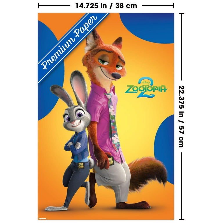 Disney Zootopia 2 (2025) - Nick & Judy Wall Poster, 14.725