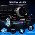 thumbnail image 2 of EastVita 12V Electric Stroller Ride on Car (Benz License) 25W*2 Motor Rocking Mode LED Light MP3 Bluetooth USB for Kids 3 Age +, 2 of 6
