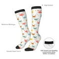 thumbnail image 4 of Sigee Colorful Crabs for Socks for Men Women Socks Stocking Compression Socks, 4 of 6