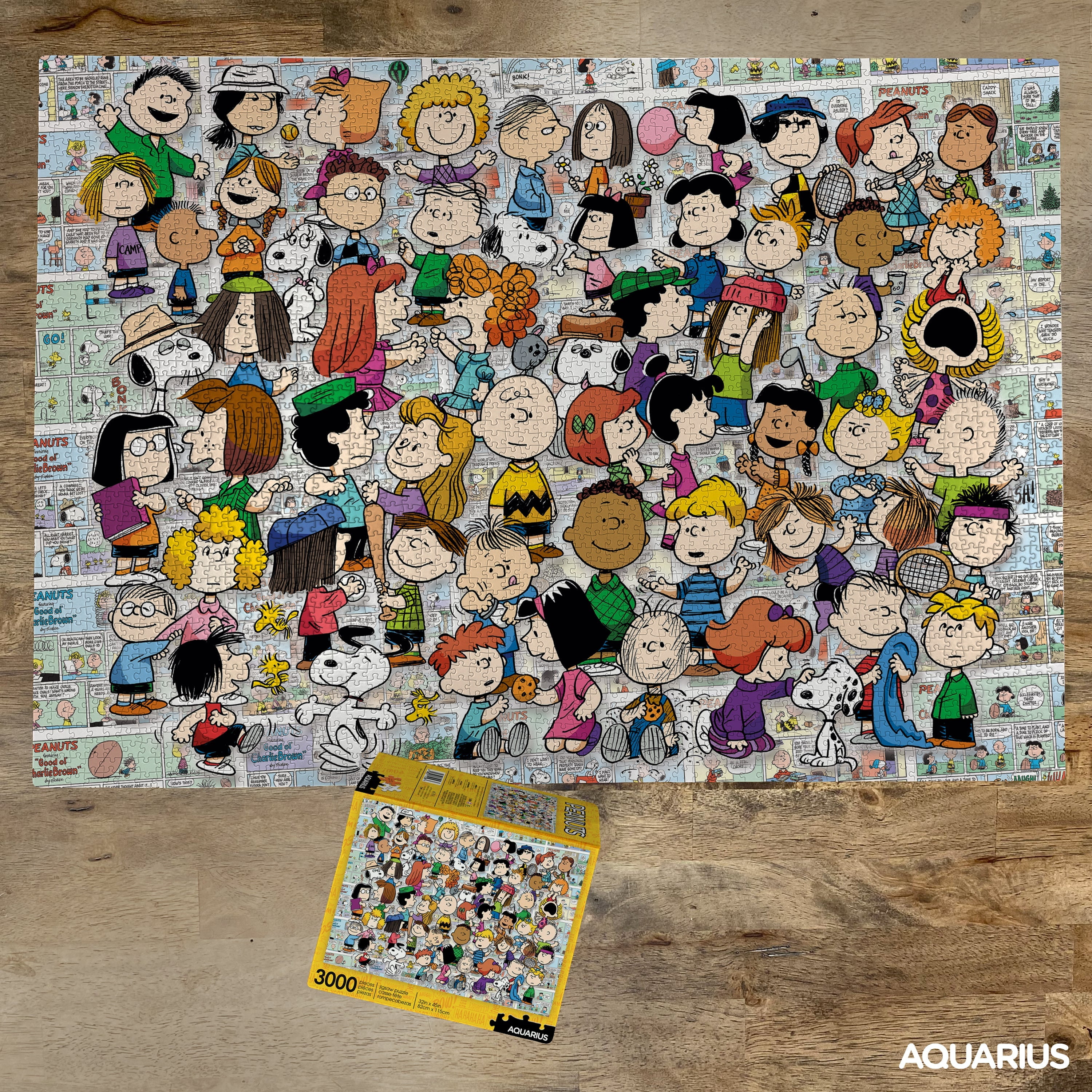 Free Shipping! Peanuts Cast 3000 Piece Jigsaw Puzzle