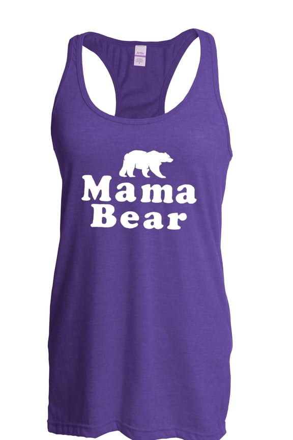 - Women's Racerback Tank Top - Mama Bear