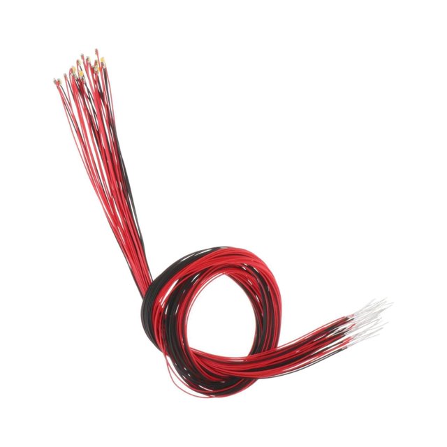 relayinert 30x Miniature Lawn Lamp for Micro Layout Decor Scenery Model Red Light Length 300mm 1Set