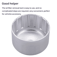 thumbnail image 4 of Llave De Filtro De Aceite Redonda Extractor De Filtro De Aceite Herramienta De Extracción De Filtro De Aceite De Automóvil Compatible Con Volvo Con 86 Mm 16 Flautas Compatible Con Bmw Cateissary VI009524-01, 4 of 6